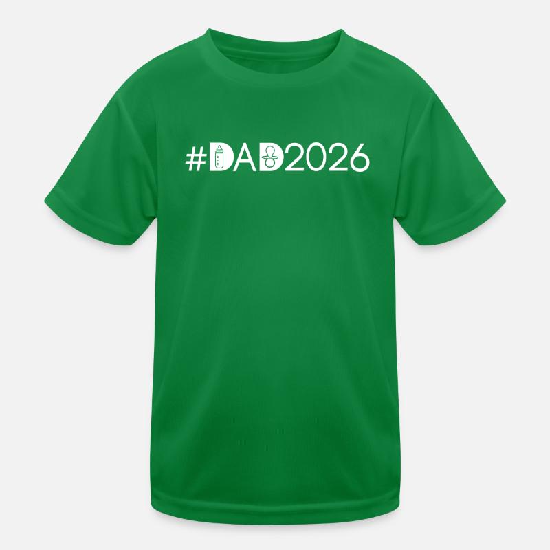 Dad 2026 Papa werden Vaterschaft neuer Vater Daddy Kinder Funktions-T-Shirt