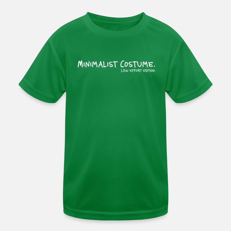 Minimalist Costume Low Effort Edition Karneval Kinder Funktions-T-Shirt
