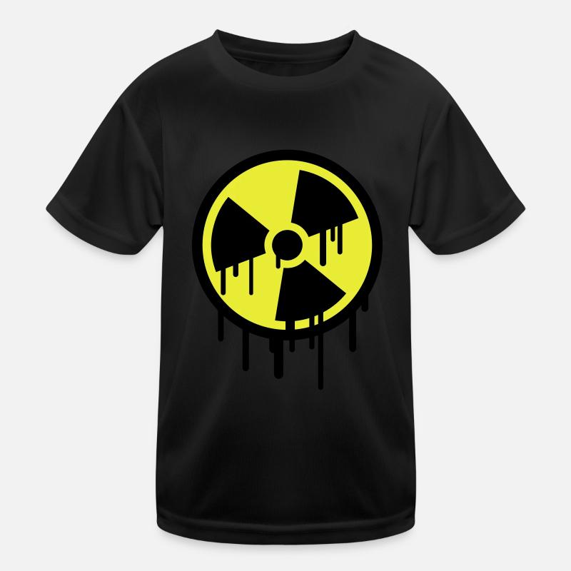 Atom Symbol Graffiti Kinder Funktions-T-Shirt