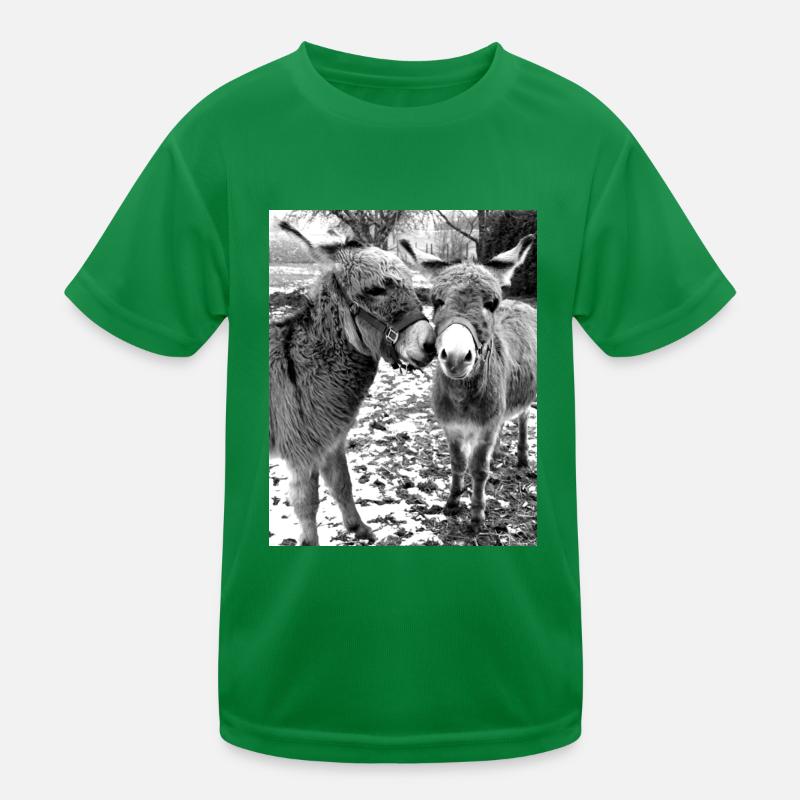 Deux ânes T-shirt sport Enfant