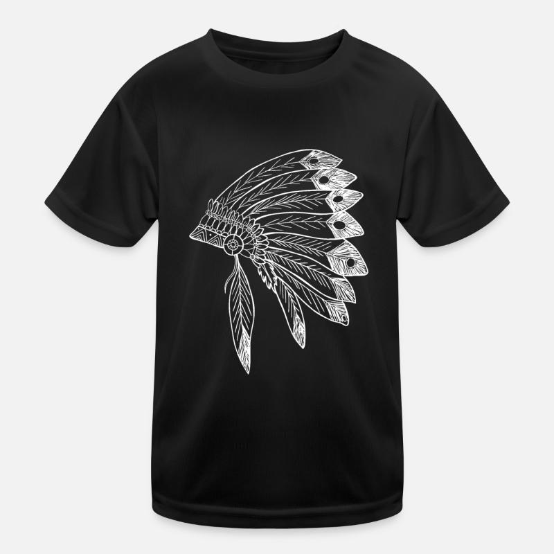 Indianer Kinder Funktions-T-Shirt