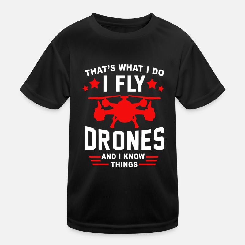 drone T-shirt sport Enfant