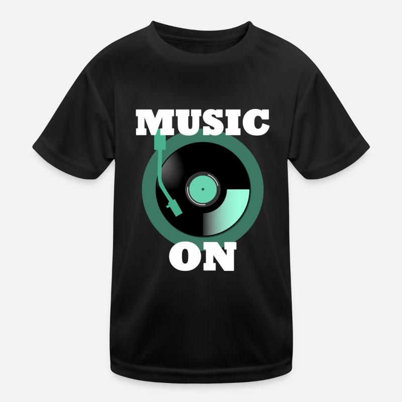 musique phonographe T-shirt sport Enfant