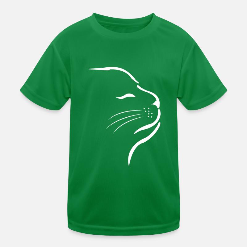 Katze Kleines Kätzchen Katzengesicht Kinder Funktions-T-Shirt