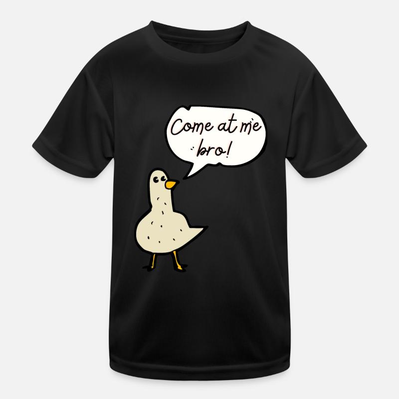 Lustige Taube Kinder Funktions-T-Shirt