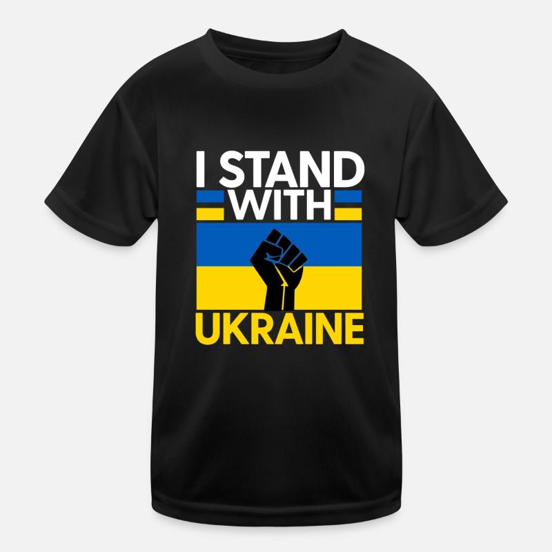 Ukraine T-shirt sport Enfant