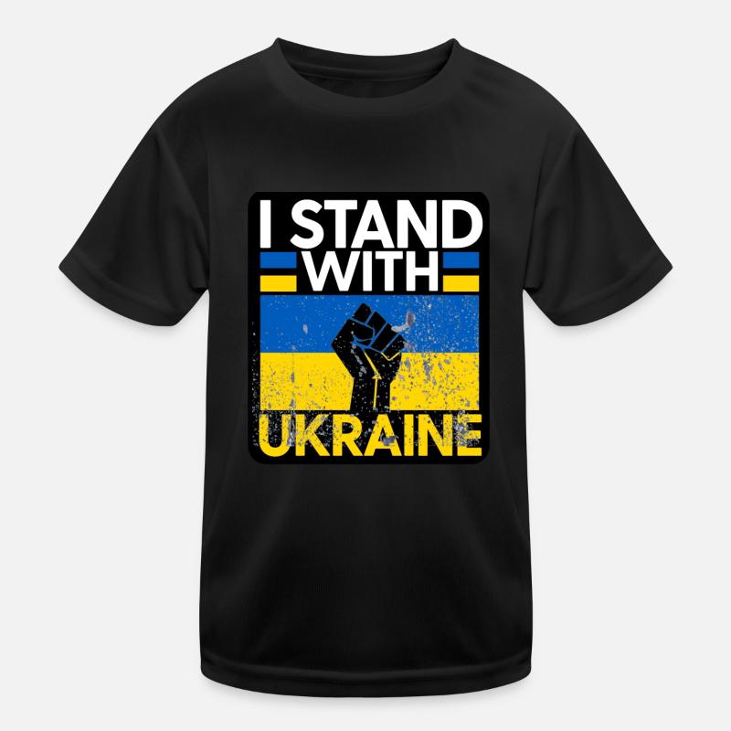 Ukraine Kids Functional T-Shirt