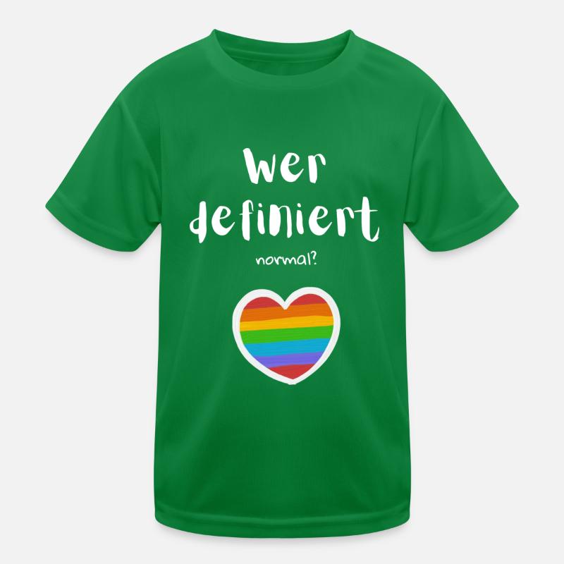 Wer definiert normal? Kinder Funktions-T-Shirt