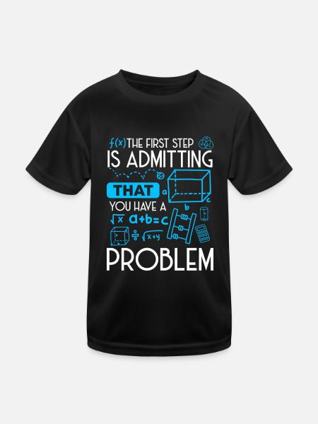 Problem Funny The Lesser Evil - Kids Functional T-Shirt - black - Front