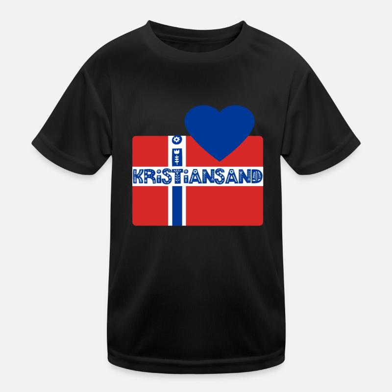 kristianstad Norway Kids Functional T-Shirt