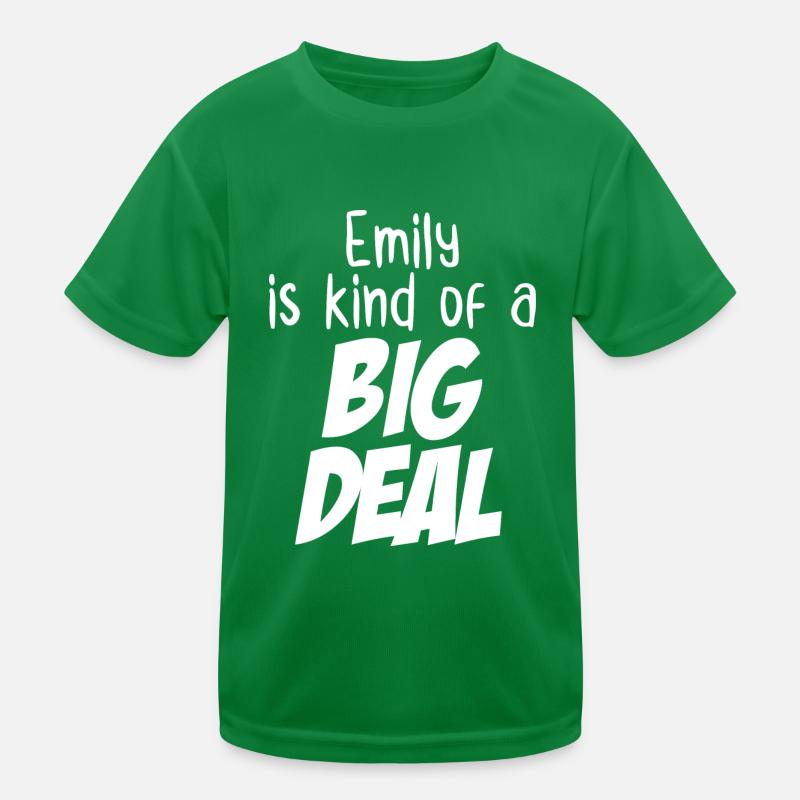 Emily est un peu une grosse affaire T-shirt sport Enfant