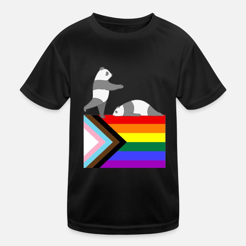 Schwuler Panda Kinder Funktions-T-Shirt