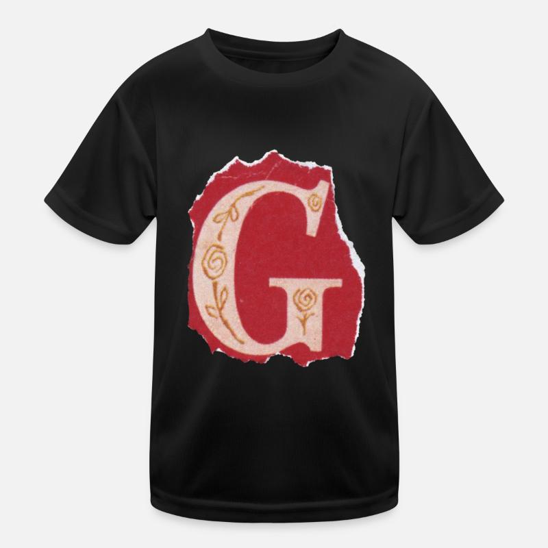 Letter G Kids Functional T-Shirt