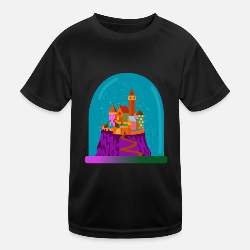 Boule à neige de Noël T-shirt sport Enfant