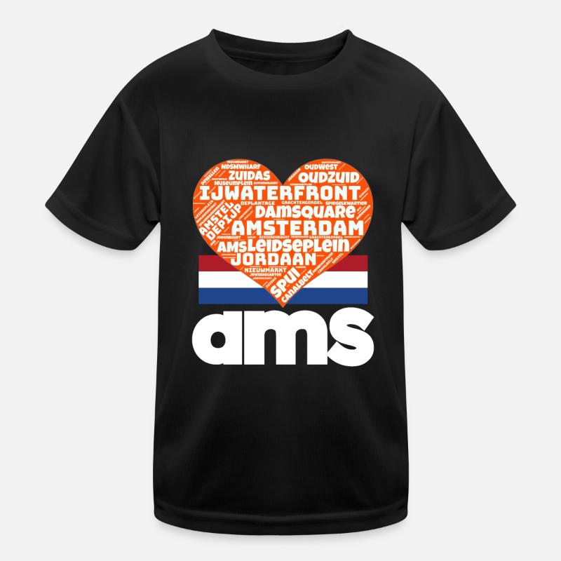 Amsterdam Kids Functional T-Shirt