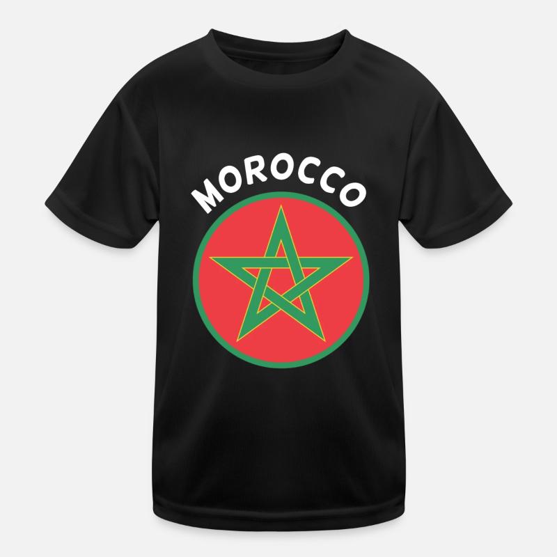 Marokko Kinder Funktions-T-Shirt