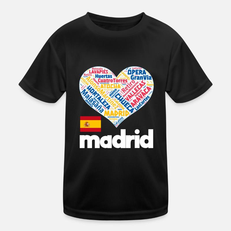 Madrid Kinder Funktions-T-Shirt