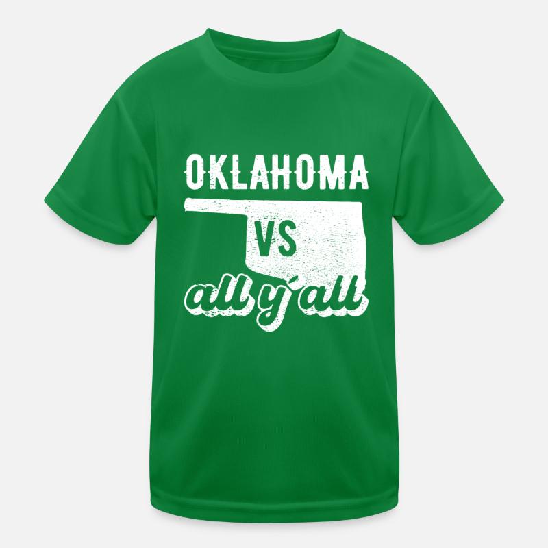 Oklahoma all y all Geschenk Kinder Funktions-T-Shirt