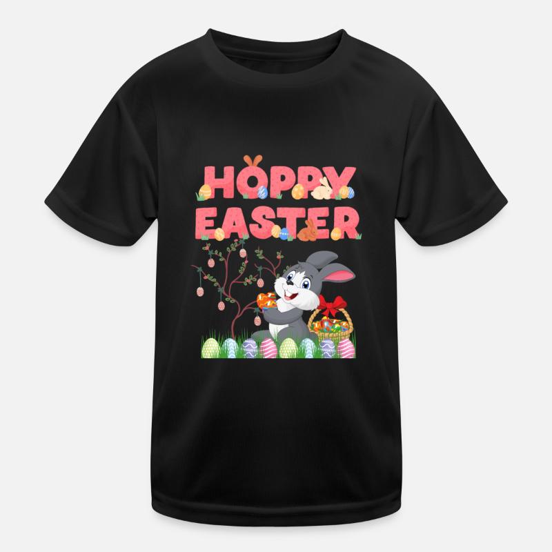 Happy Easter Kids Functional T-Shirt