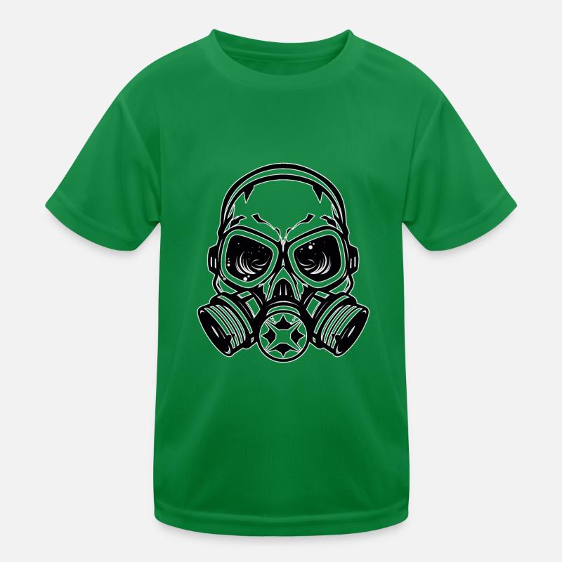 Toxic Dance Skull Kids Functional T-Shirt
