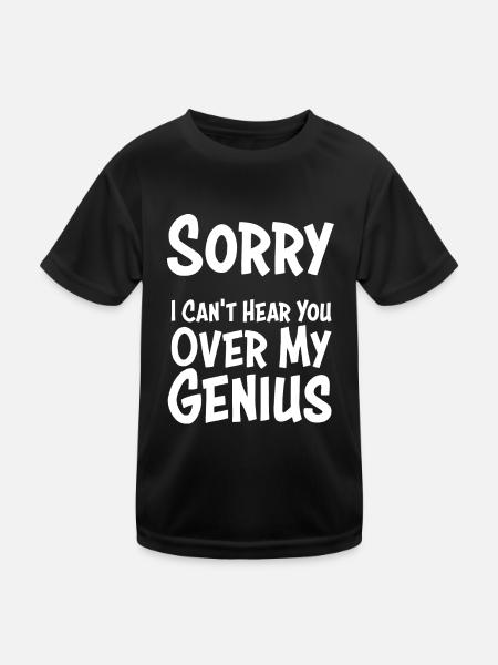 GENIUS - Kids Functional T-Shirt - black - Front