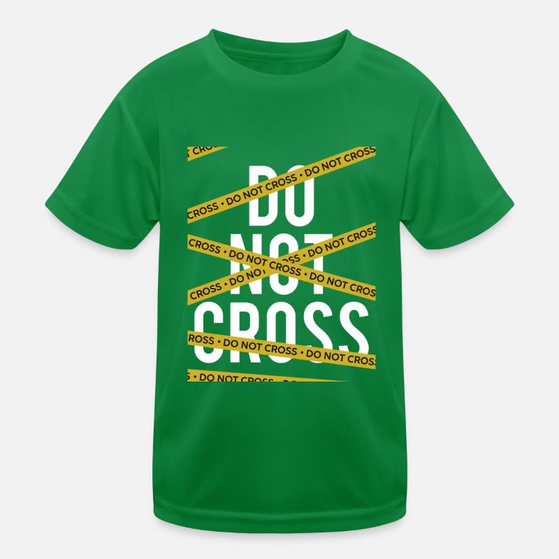 Ne pas traverser un T-shirt sport Enfant