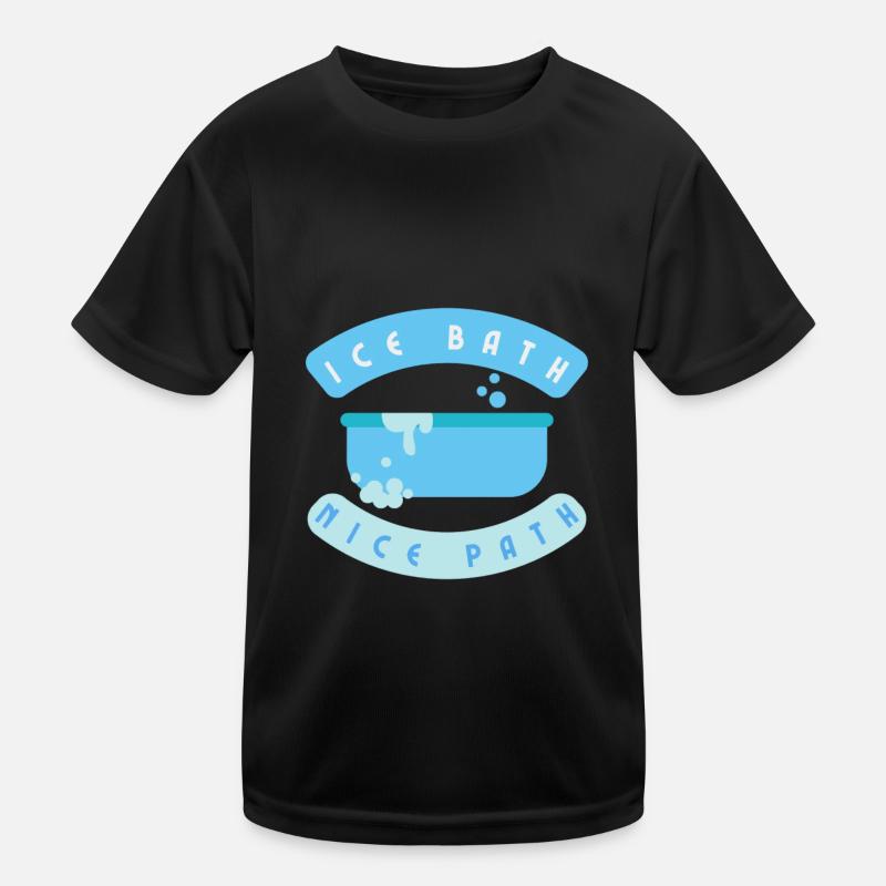 Ice Bath Nice Path Kids Functional T-Shirt