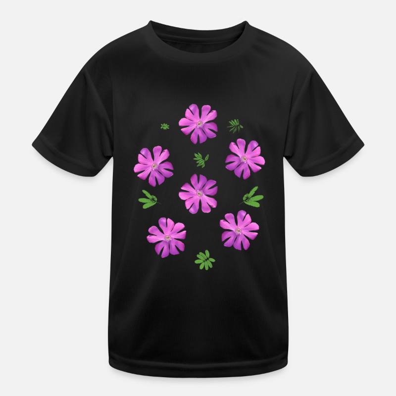 Light carnations pink flowers Kids Functional T-Shirt