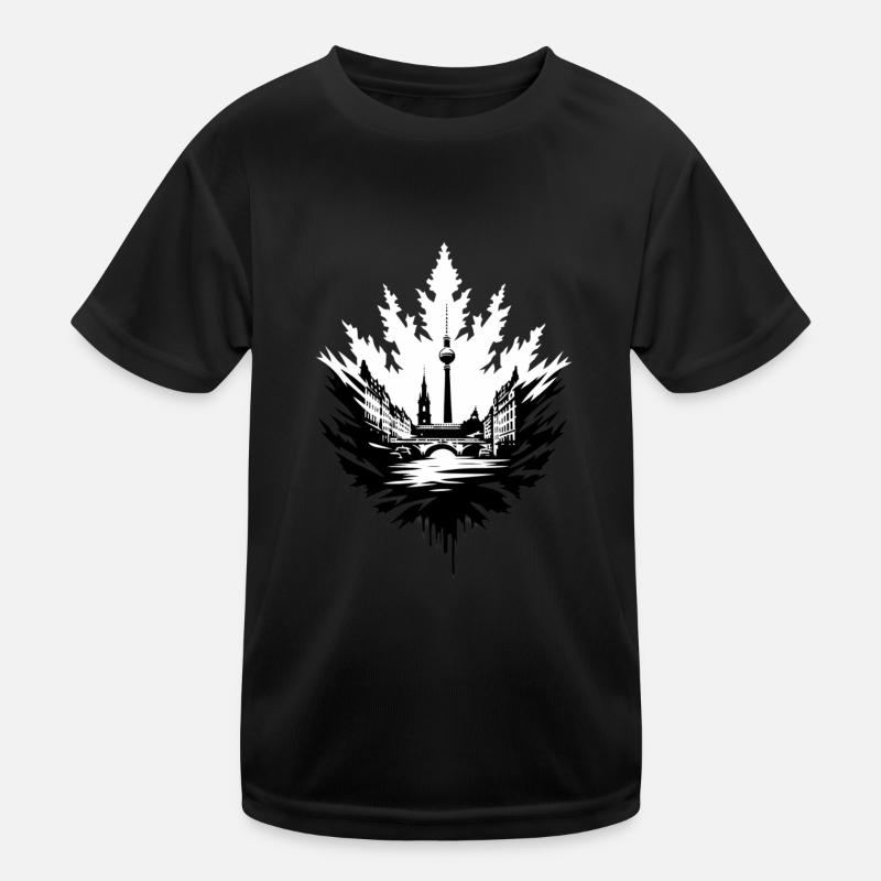 Votre ville Berlin T-shirt sport Enfant