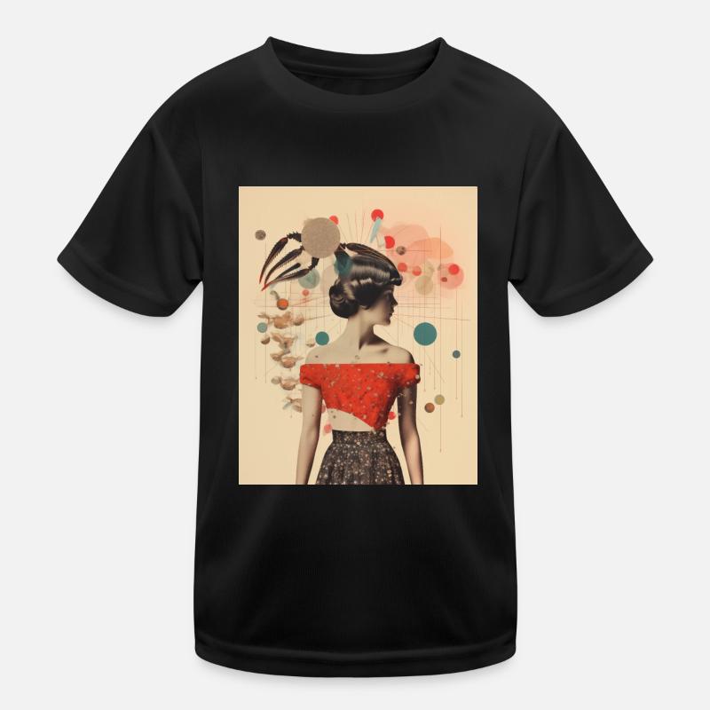 Skorpion-Collage Kinder Funktions-T-Shirt
