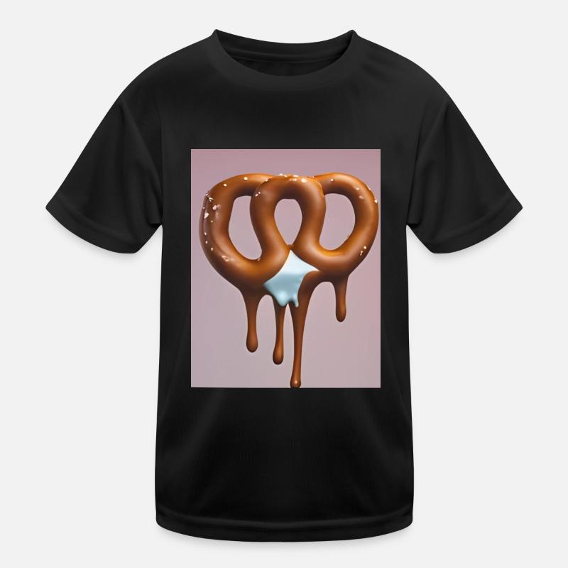 Melting Ice Pretzel Kids Functional T-Shirt