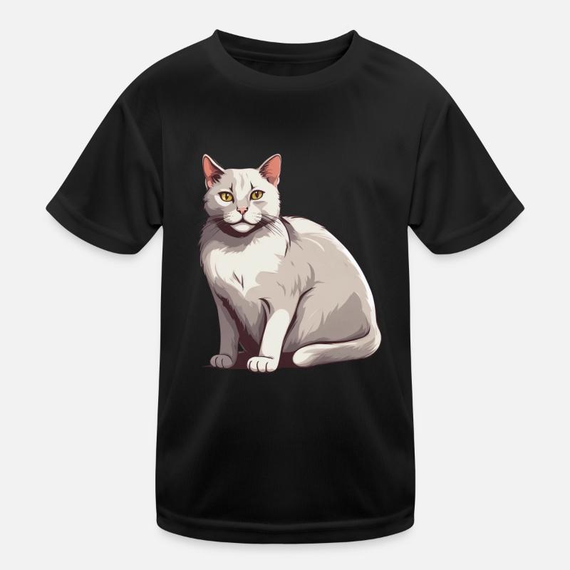 Breloques de chat élégantes T-shirt sport Enfant