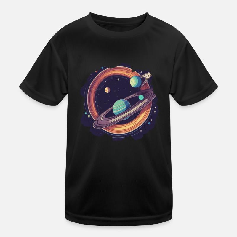 Saturn's Star Spell Kids Functional T-Shirt