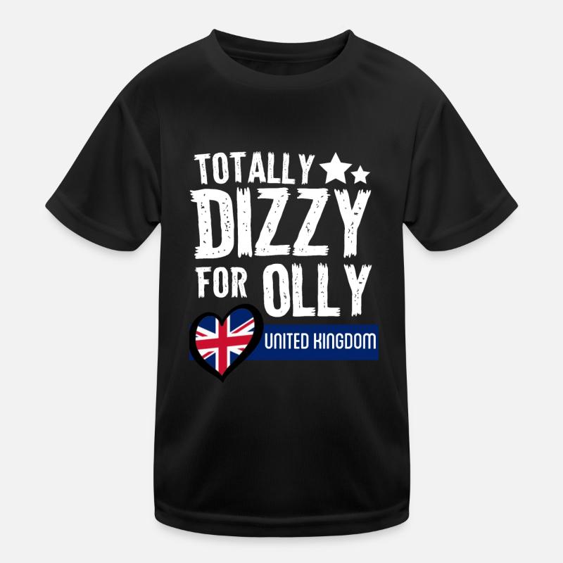 Schwindlig UK EUROVISION Kinder Funktions-T-Shirt
