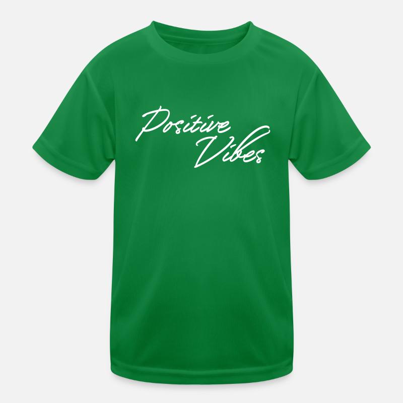 Positive Vibes Kids Functional T-Shirt