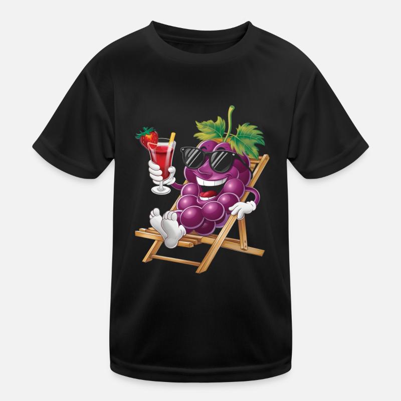 Grapes Kinder Funktions-T-Shirt