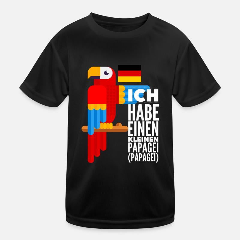 Papagei Kinder Funktions-T-Shirt