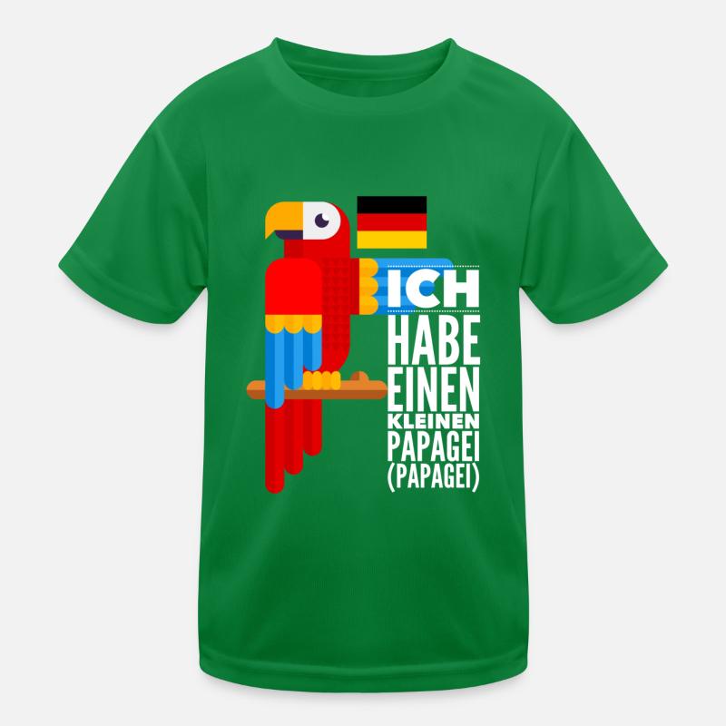 Perroquet T-shirt sport Enfant