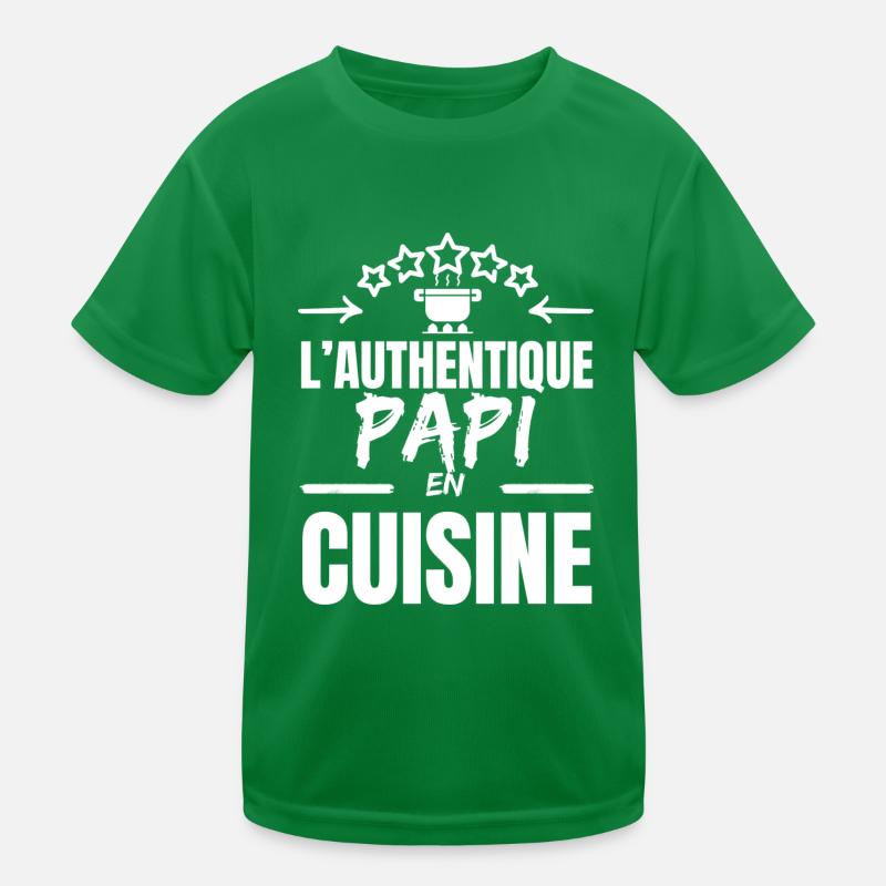 L AUTHENTIQUE PAPI CUISINIER T-shirt sport Enfant
