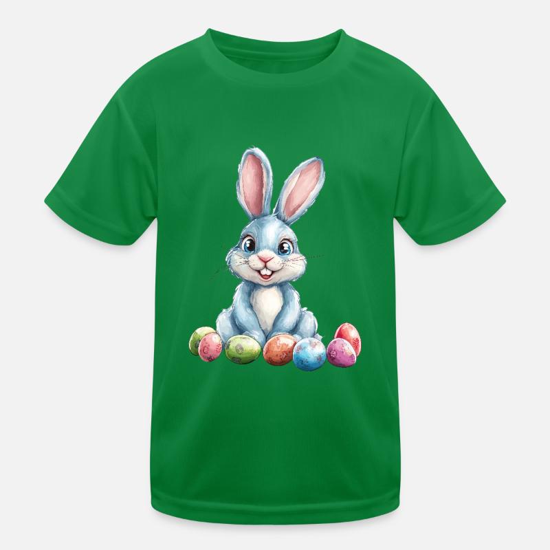 Lapin de Pâques T-shirt sport Enfant