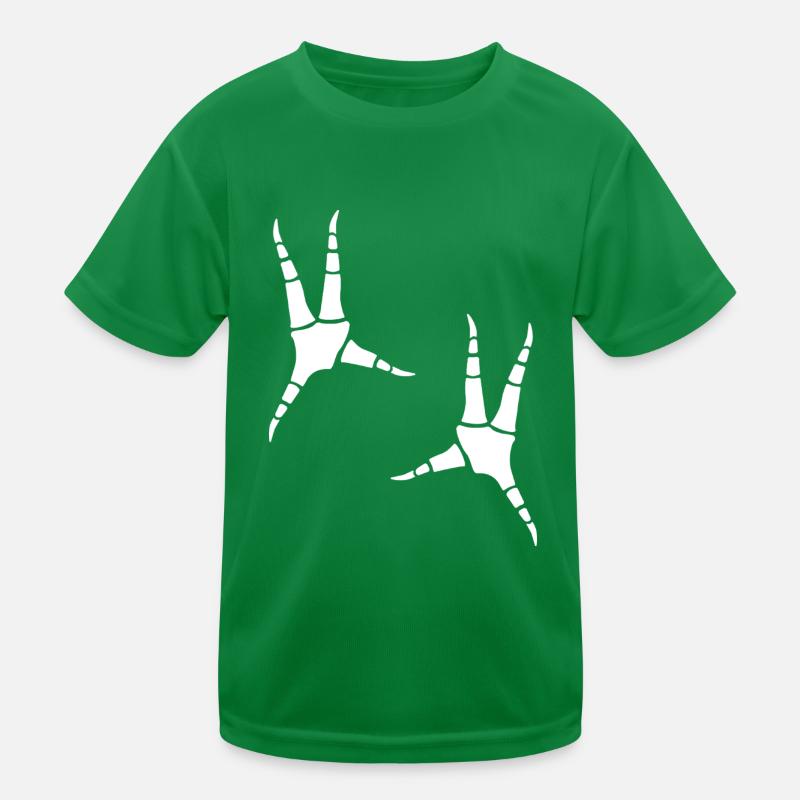 Parrot footprints Kids Functional T-Shirt