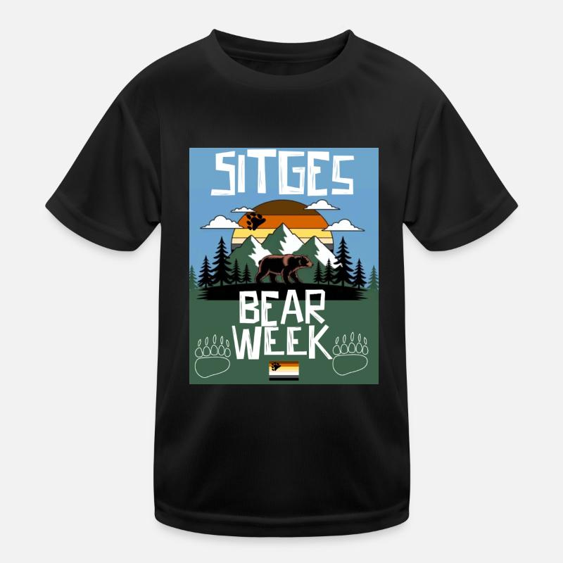 Sitges Bear Week Kids Functional T-Shirt