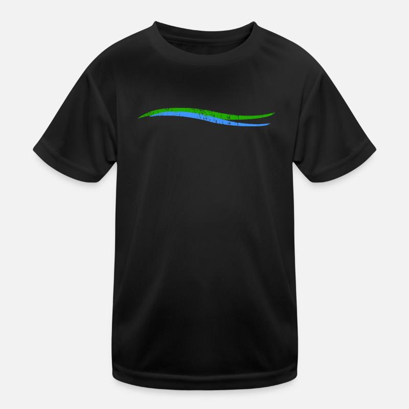Vagues | Vague | Rivière terrestre T-shirt sport Enfant
