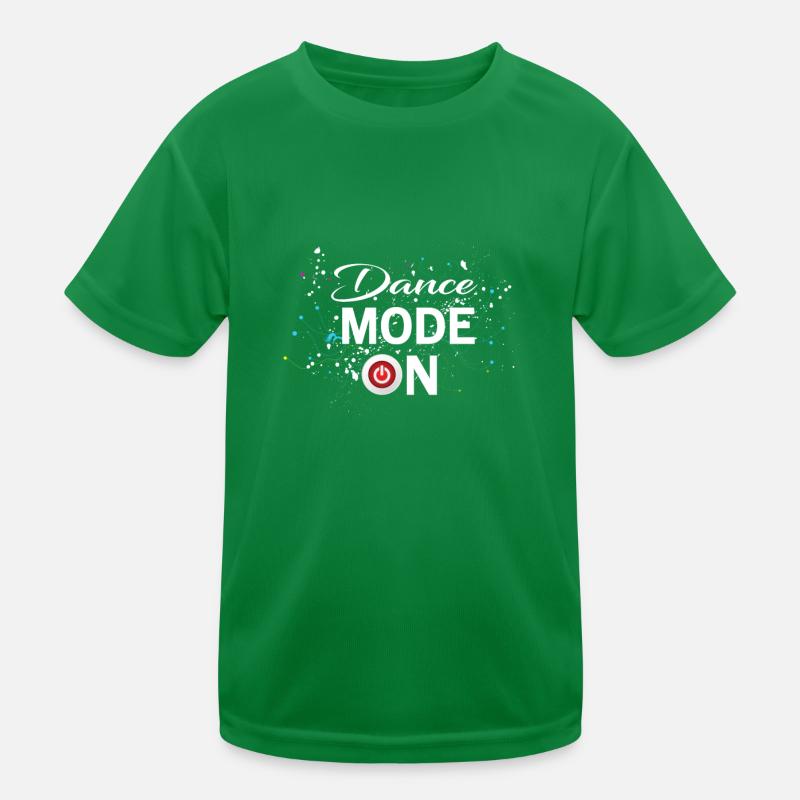 Dance Mode On - cool disco dancing design Kinder Funktions-T-Shirt