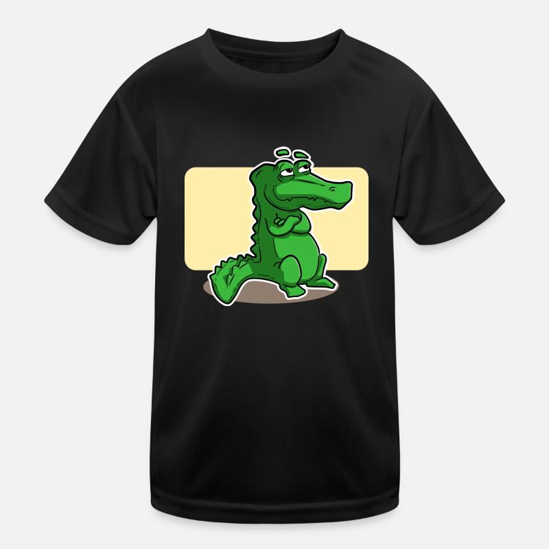 süsses Krokodil Kinder Funktions-T-Shirt