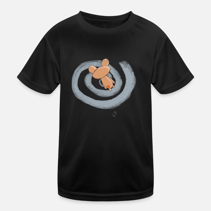 Lost Bear - Spiral Kinder Funktions-T-Shirt
