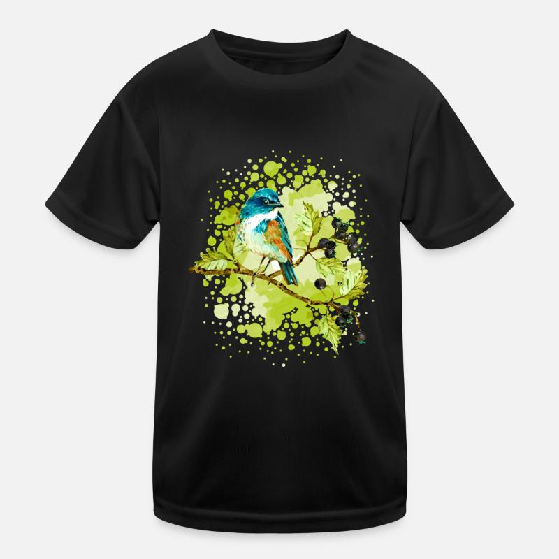 Bird - Kids Functional T-Shirt - black