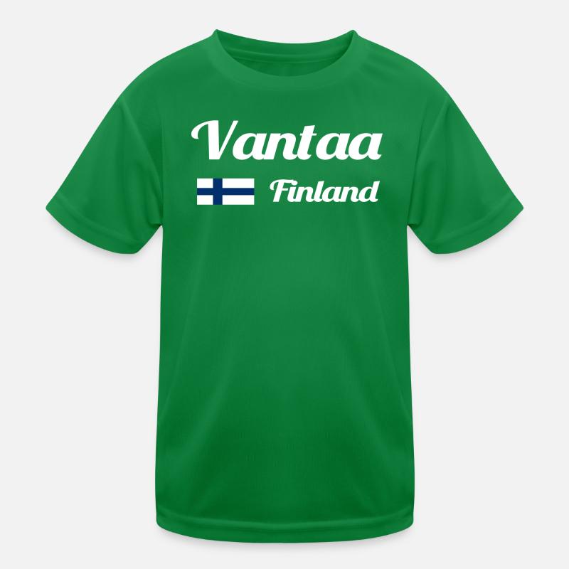 Vantaa Finlande Imprimer T-shirt sport Enfant