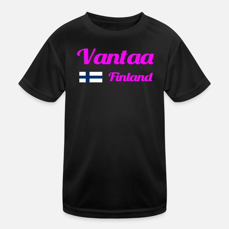 Vantaa Finlande Imprimer T-shirt sport Enfant