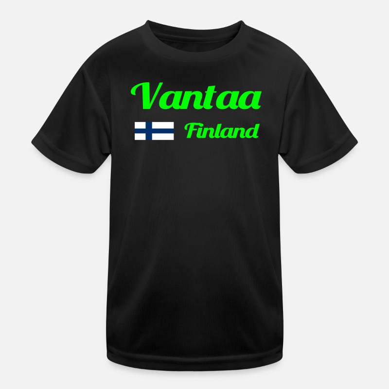 Vantaa Finlande Imprimer T-shirt sport Enfant
